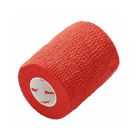 Henza® Flexible Sports Bandage - RÖD - 7,5 cm x 4,5 m